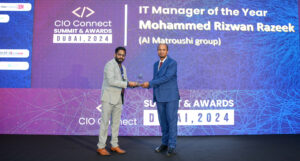 Our IT Manager Mohammed Rizwan Razeek Awarded ‘IT Manager of the Year’ at CIO CONNECT Dubai 2024!